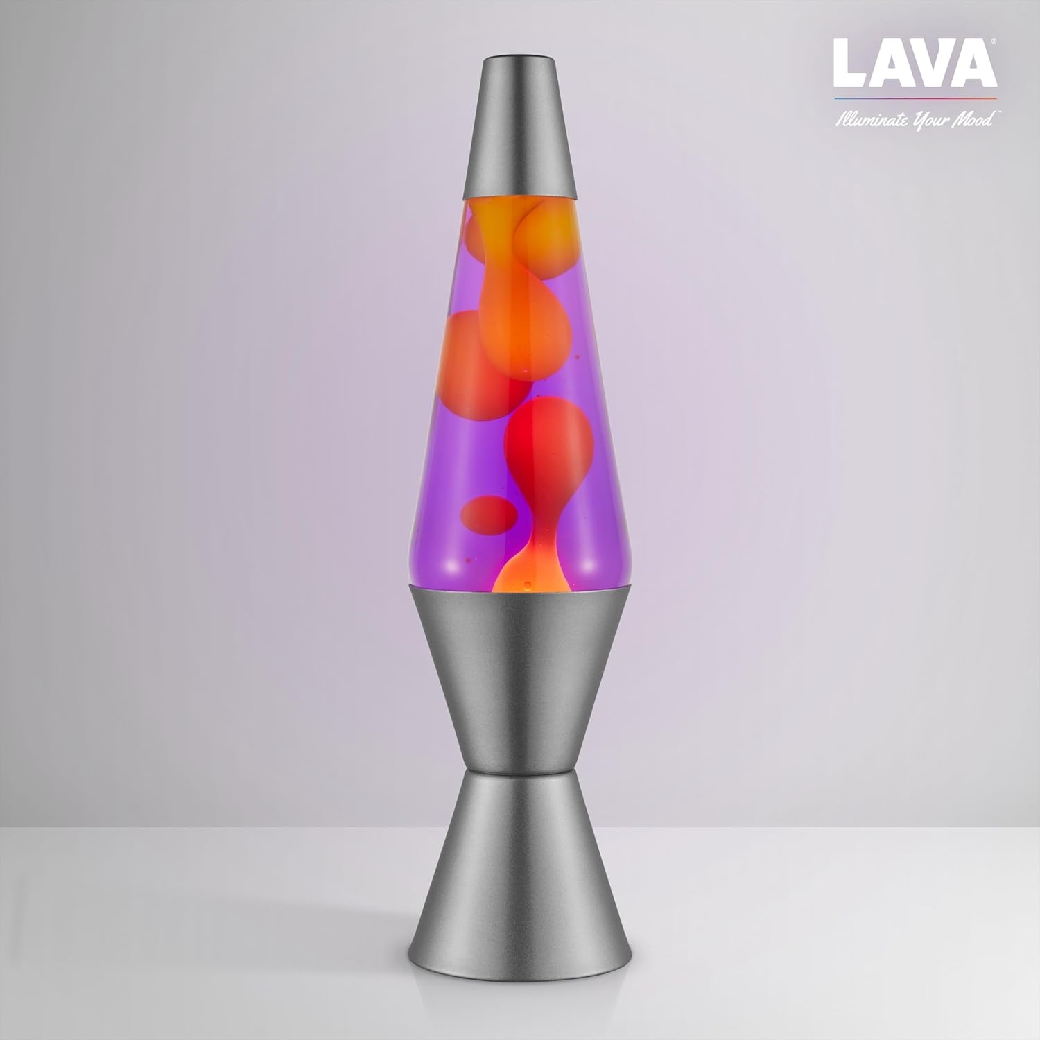 Lava Lamp - 14.5" Purple Sunset - The Original Motion Light - Yellow Wax And Purple Liquid - Item #2635 - Image 8