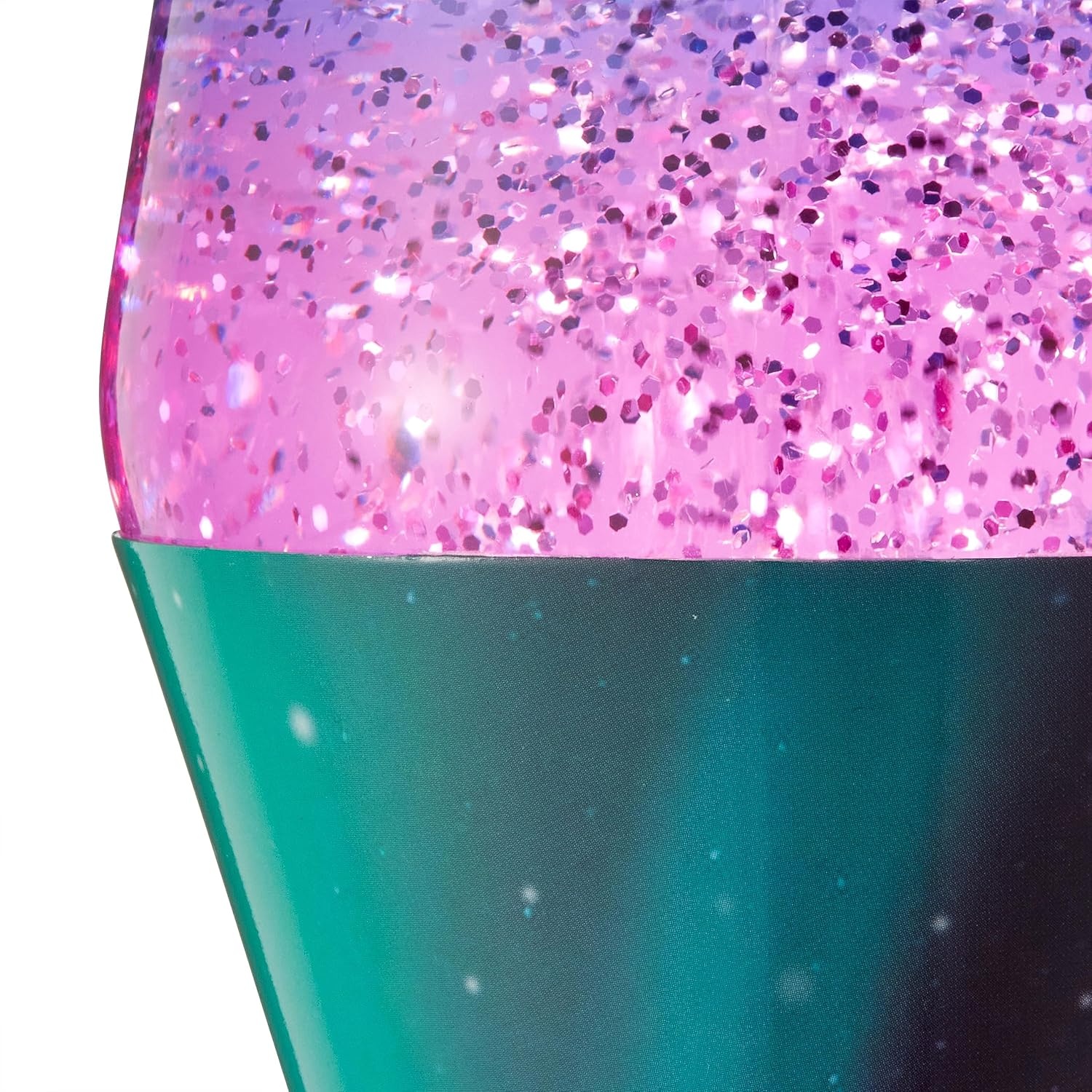 Lava Lamp - 14.5" Polar Glimmer - The Original Motion Light - Silver Glitter, Multicolor Base And Globe - Item #2048 - Image 5