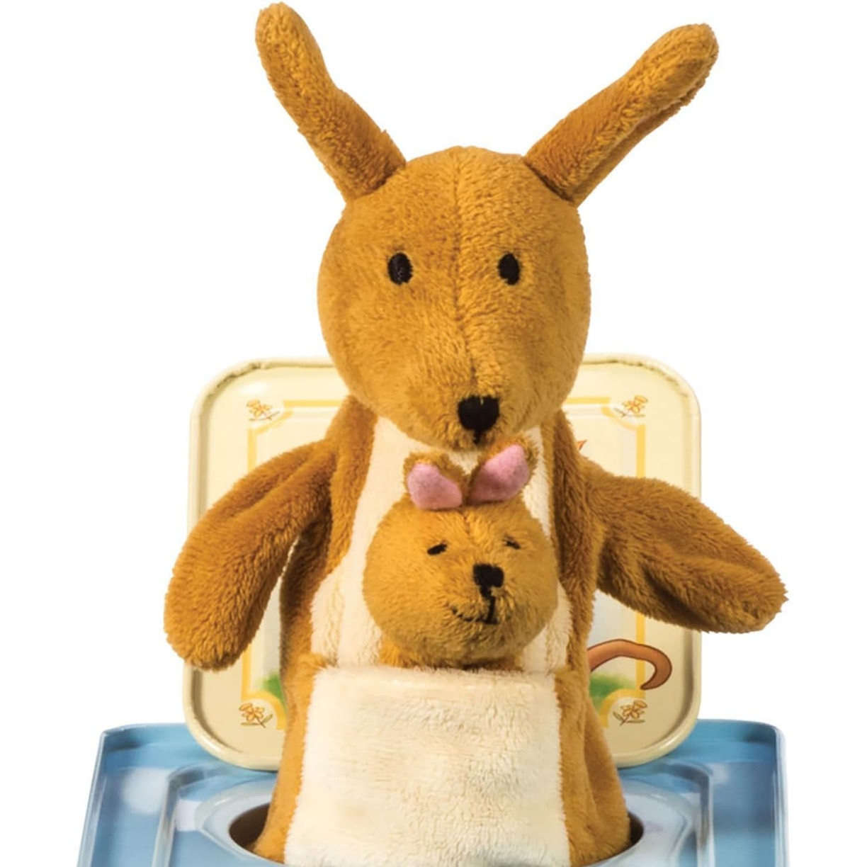 Schylling: Jack In Box - Kangaroo - Classic Pop-Up Music Toy, Momma & Baby Joey Finger Puppet, Plays Song Pop Goes The Weasel, Toddler & Kids 18Mo+ - Image 7