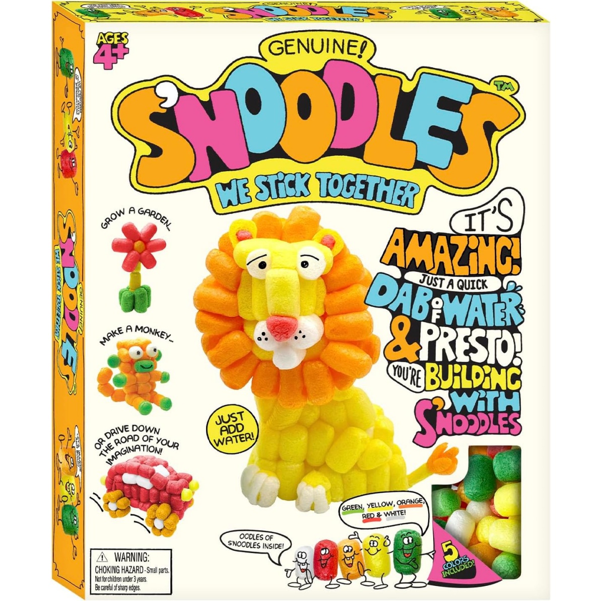 Schylling S'noodles - Creative Building Craft Kit - Just Add Water - Ages 4 And Up - One Kit - Image 9