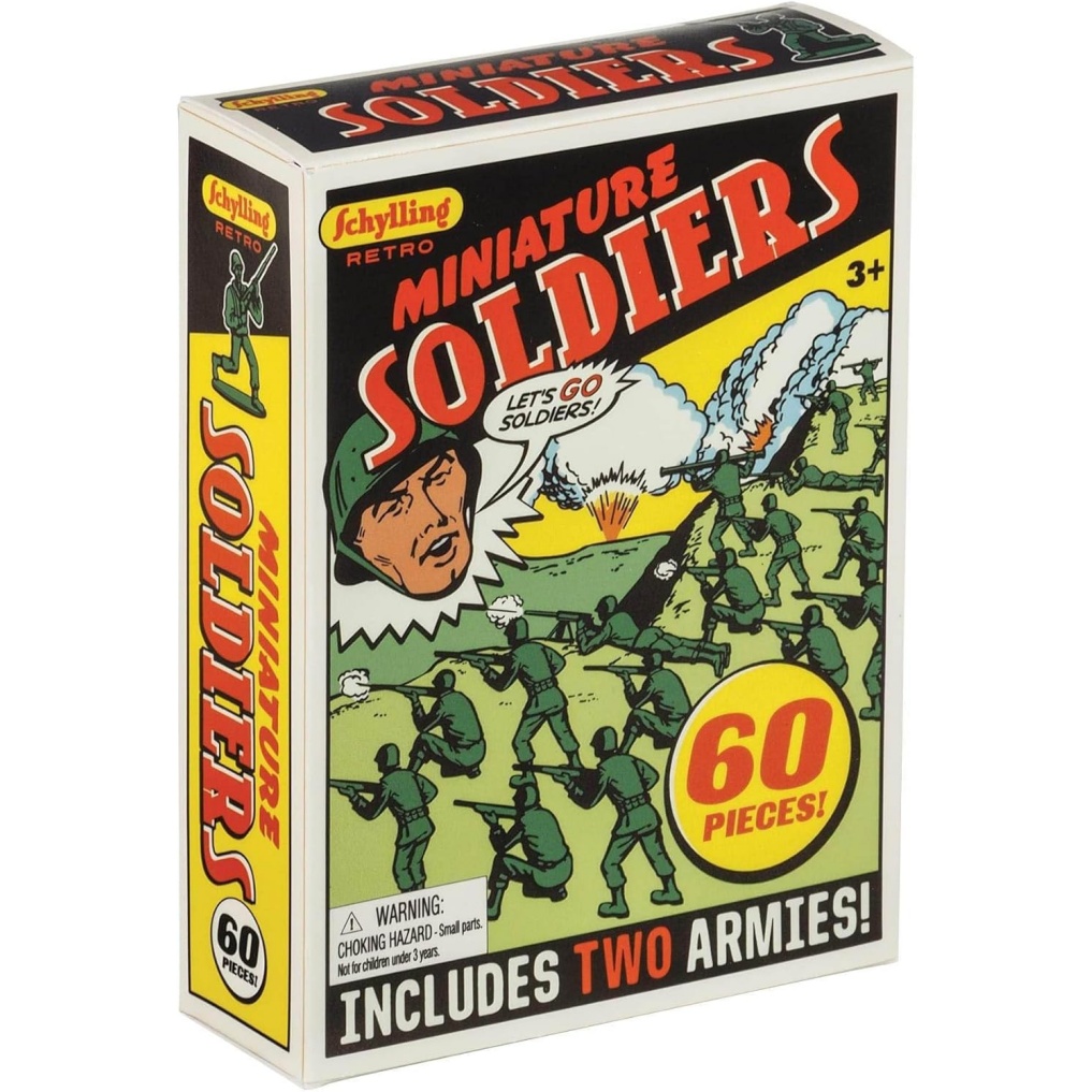 Schylling Retro Mini Soldiers 60 Piece, 1 Ea