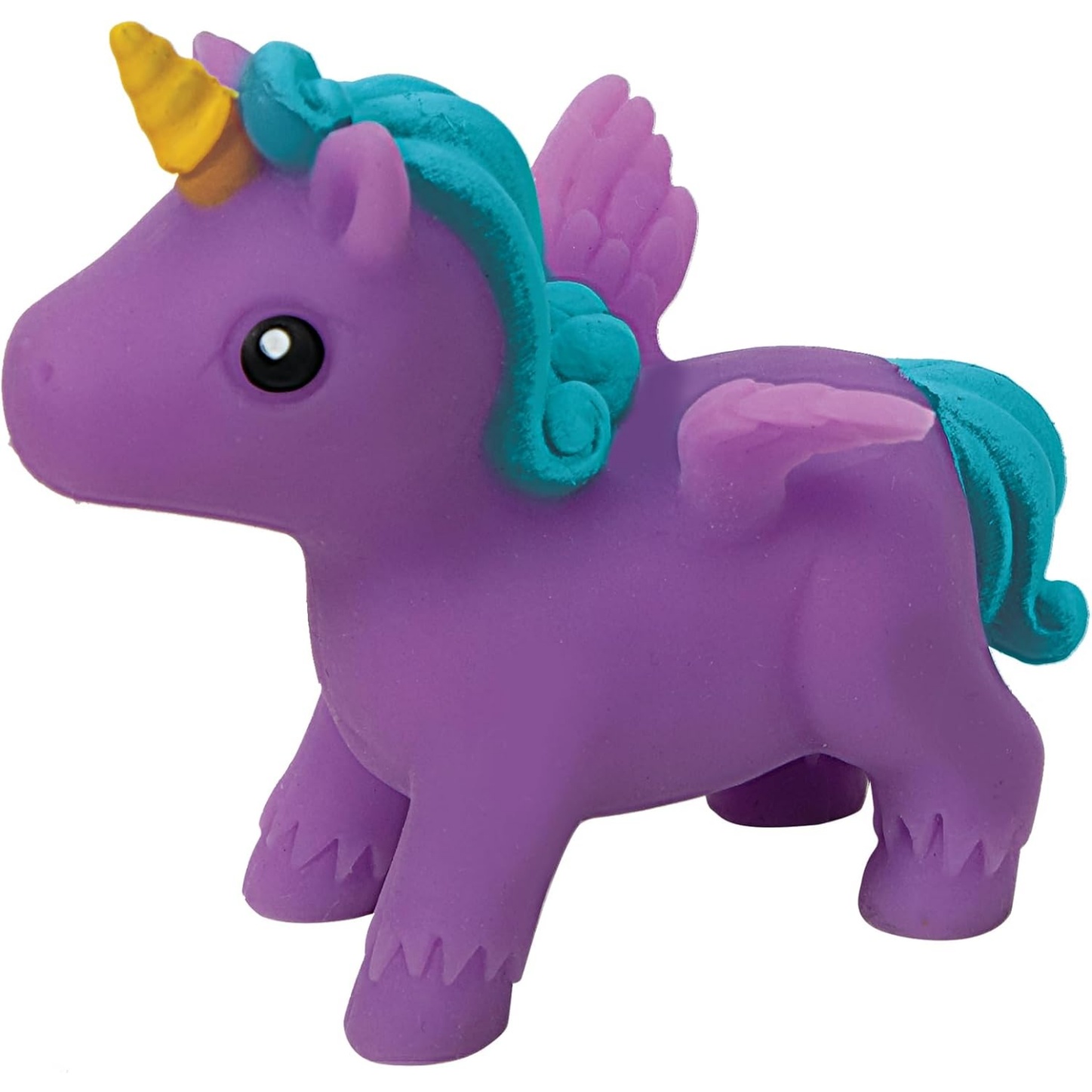 Schylling Itsy Bitsy Unicorn Squeezable And Stretchable Toy - Color May Vary (Pack Of 1) - Image 4