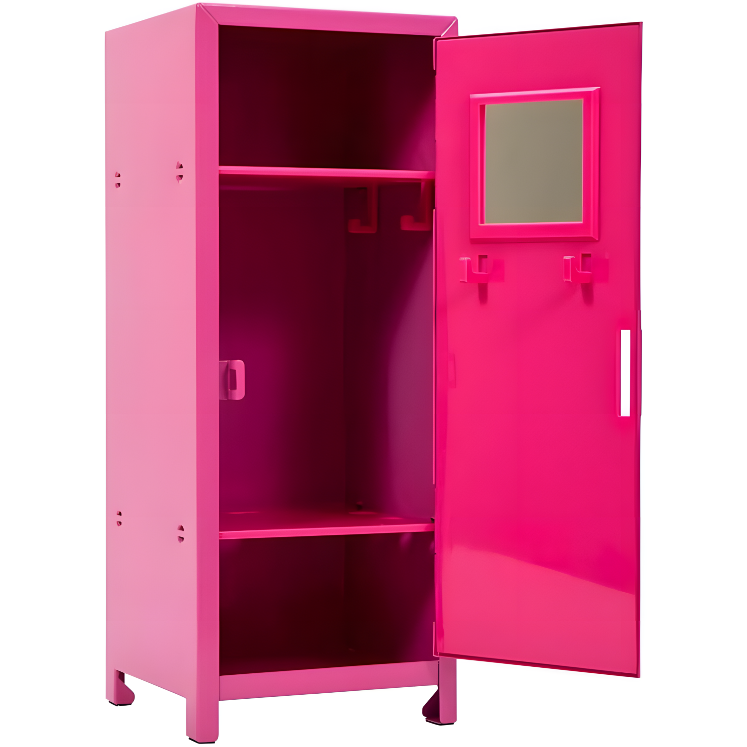 Schylling Girls Talk Pink Mini Locker - 11.25" Decorative Metal Storage Locker With 17 Mix-And-Match Magnets, Lock, And Keys - Ages 4-12 - Image 4