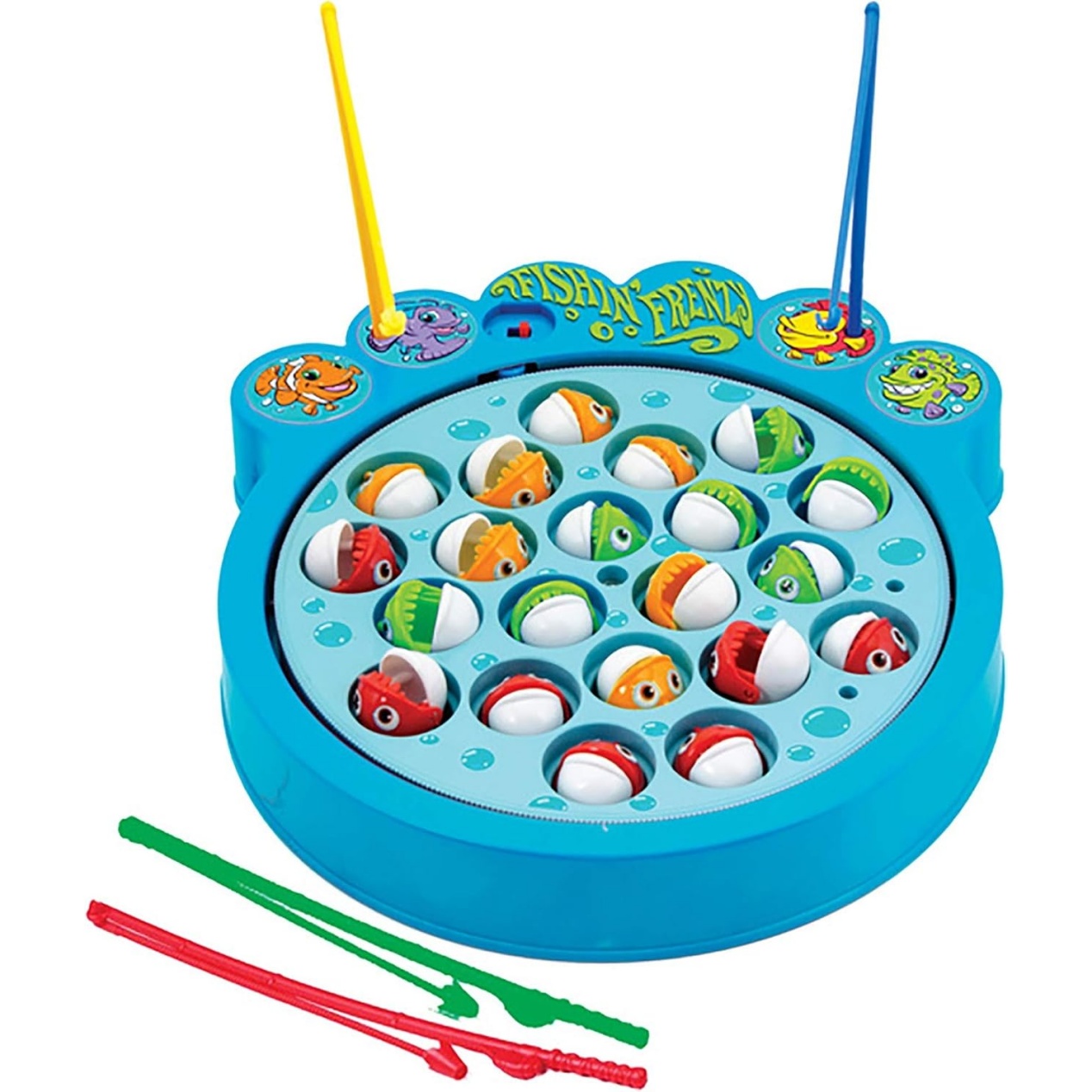 Schylling Fishing Frenzy Action Game Blue, Large - Image 2