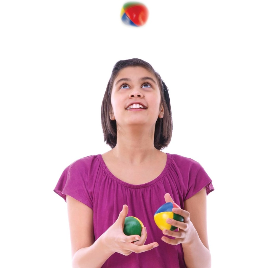 Schylling Classic Juggling Balls - Colorful Vinyl Toss-And-Catch Balls With Bead Filling - Includes 3 Balls And Instructions - Ages 5 And Up - Three Piece Set - Image 4