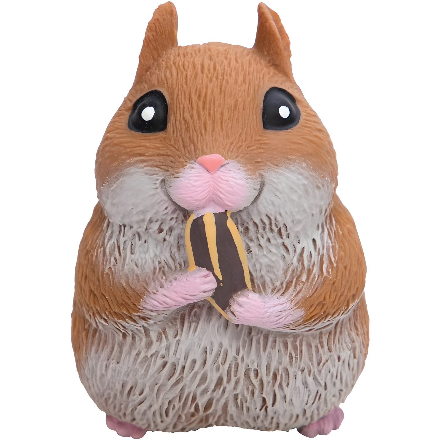 Schylling Chonky Cheeks Hamster - Squishy Squeeze Toy - Color May Vary - Age 3+ (Pack Of 1)