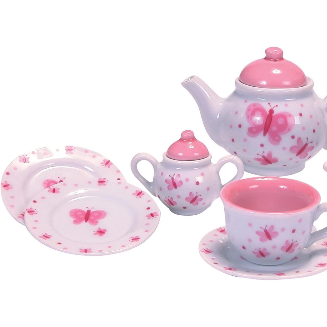 Schylling Butterfly Porcelain Tea Set - Image 3