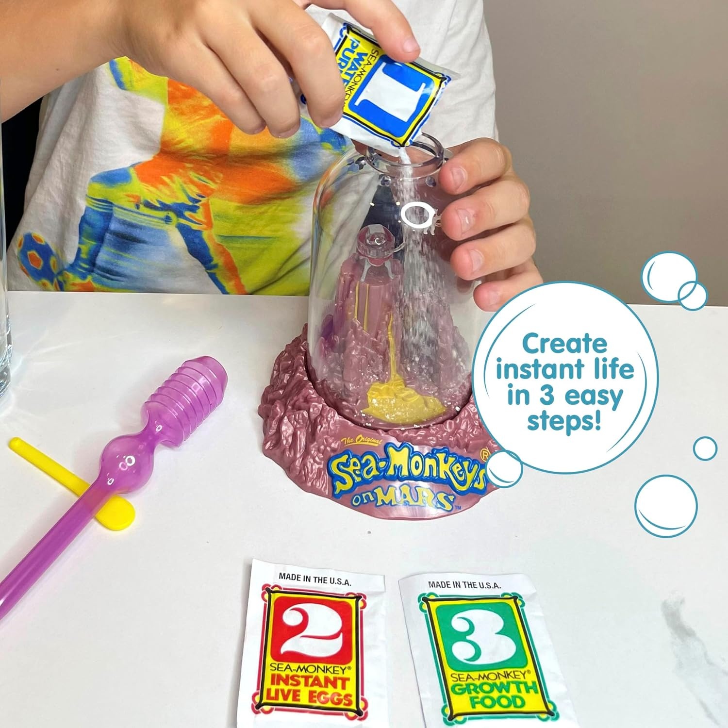 Sea-Monkeys On Mars - World's Only Instant Pets - Ages 6+ (Pack Of 1) - Image 4